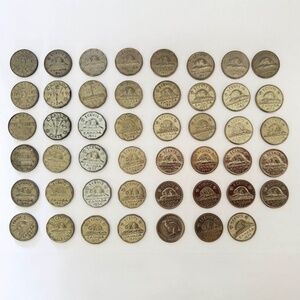 Canada Collection of Nickels 1933-1985